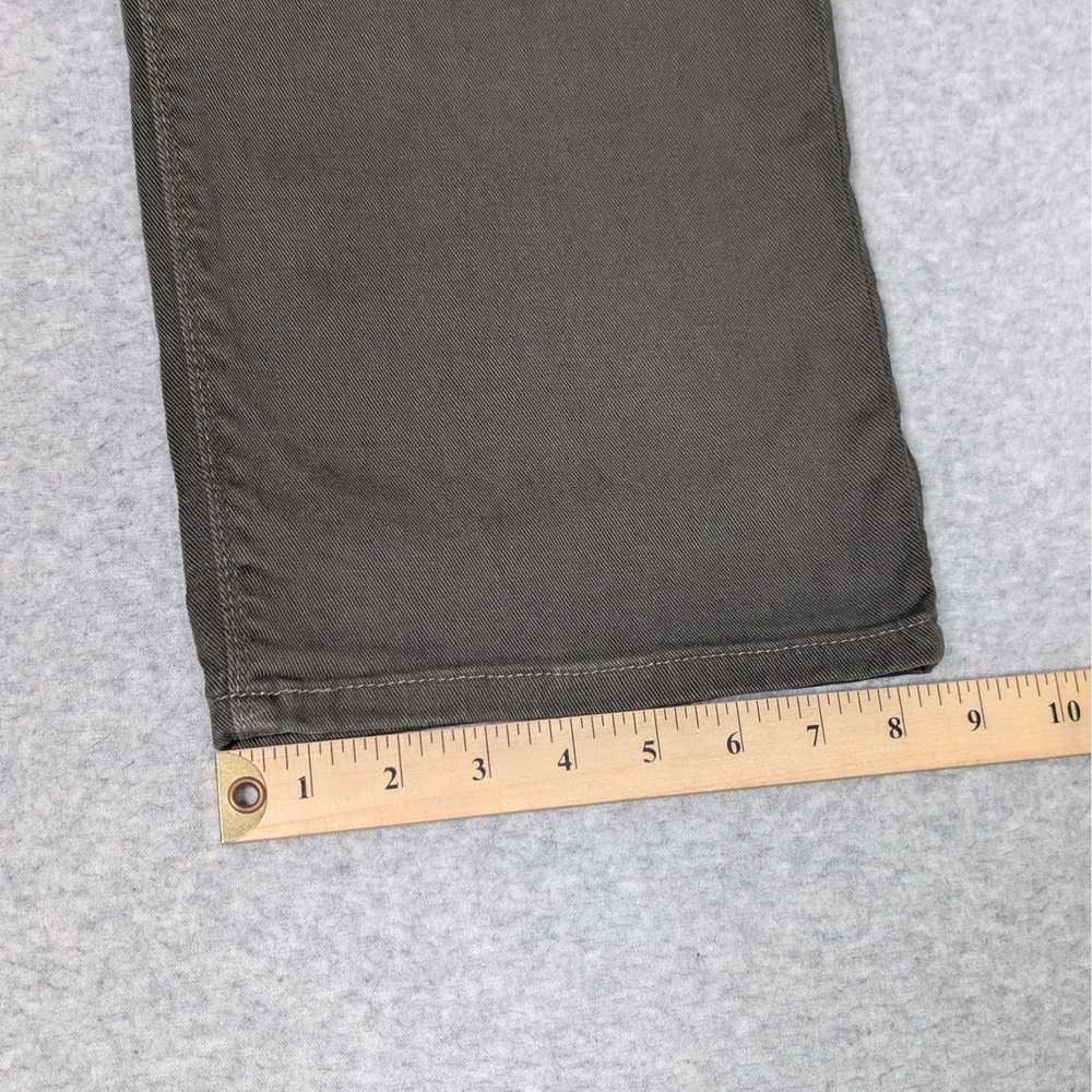 Mott & Bow Mercer Straight Jeans Mens Size 36x32 Military Green - Picture 13 of 13